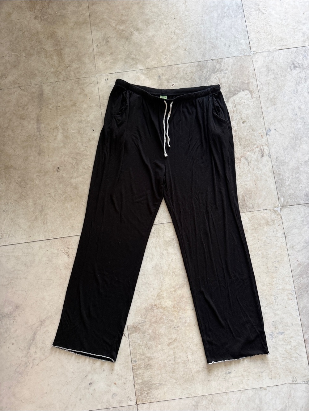Honeydew black lounge pajama drawstring pants